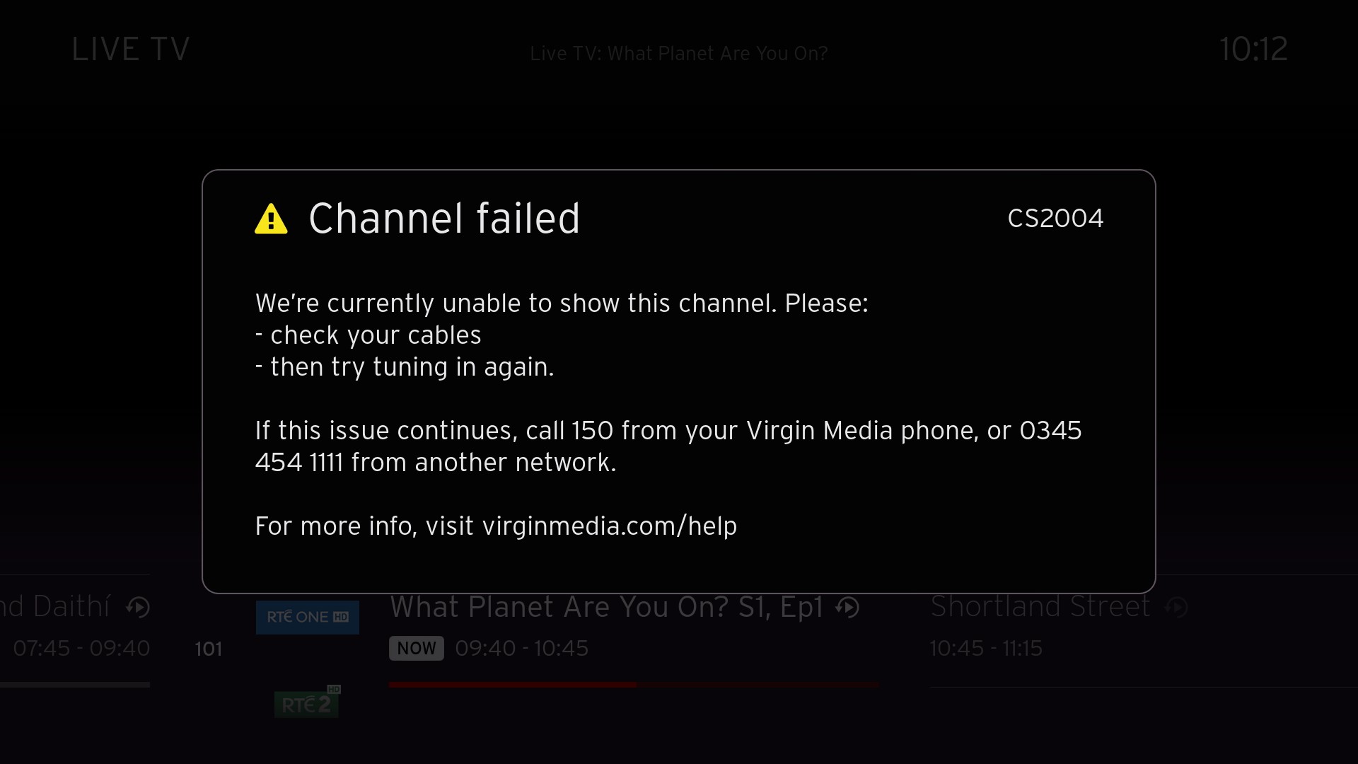 Troubleshooting Virgin Media Ireland