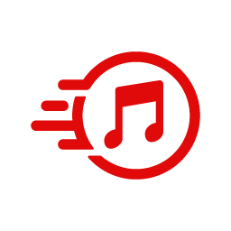 music note surrounded by a circle