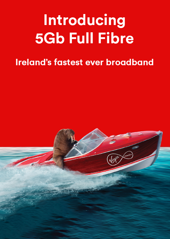 Value pack. €60 a month. 500Mb Broadband, Streaming TV, Multiroom TV Box and Sky Sports.