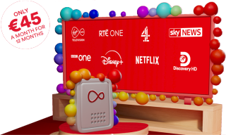 Seamless, reliable broadband. Add Streaming TV for €15 a month. No activation fees