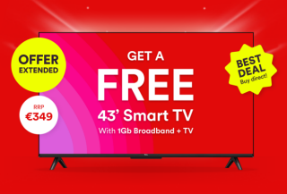 Get a free 43 inch smart tv