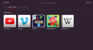 Screenshot of some apps