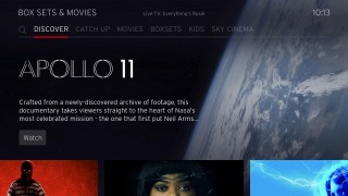 Screenshot of a boxset & movie