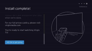 Screen showing 'Install Complete'