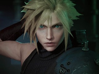 A screenshot from the Final Fantasy VII remake