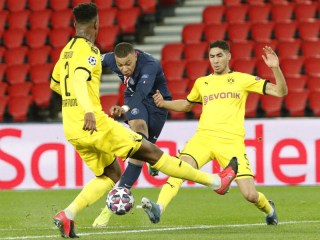 Kylian Mbappe Paris Saint Germain & Borussia Dortmund Gaol:UCL Quarter Final