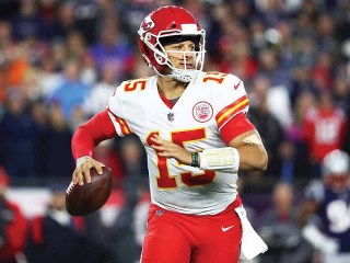 Patrick Mahomes of the Kansas City Chiefs 