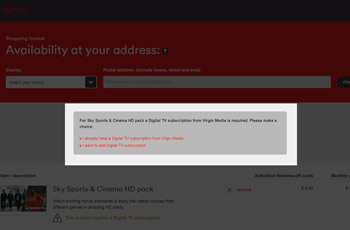 Choose if you are a new or existing customer